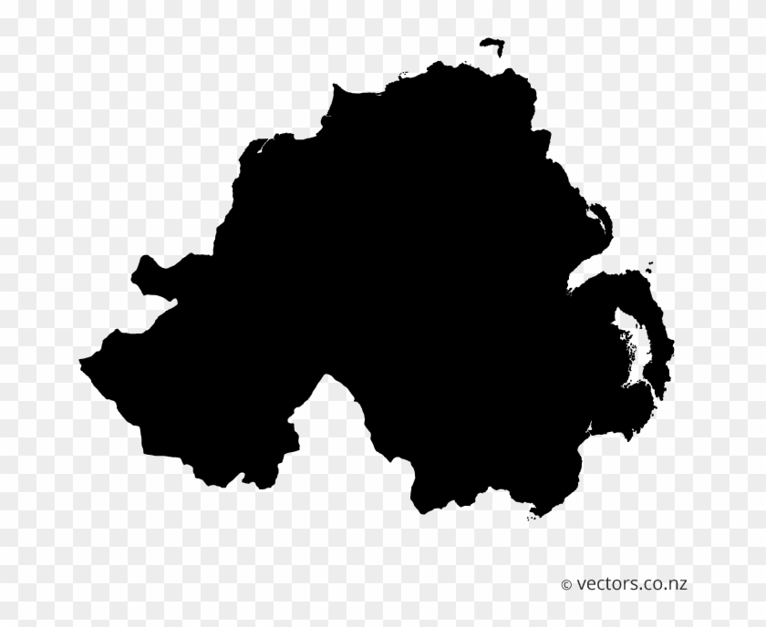 Blank Vector Map Of Northern Ireland - Northern Ireland Map Vector