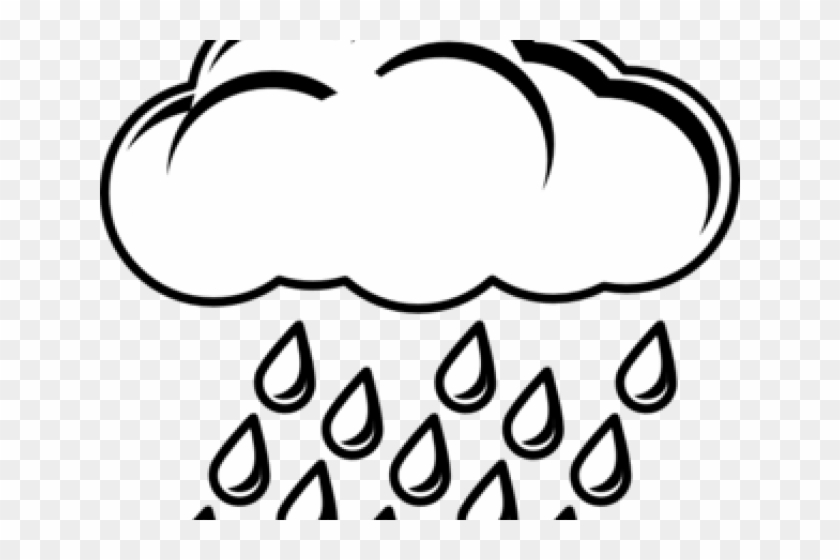 Rain Clipart Outline Sun And Clouds Clipart Black And