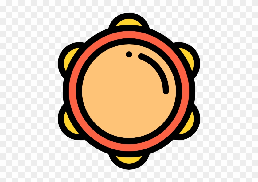 Tambourine Free Icon - Tambourine Free Icon #1704014