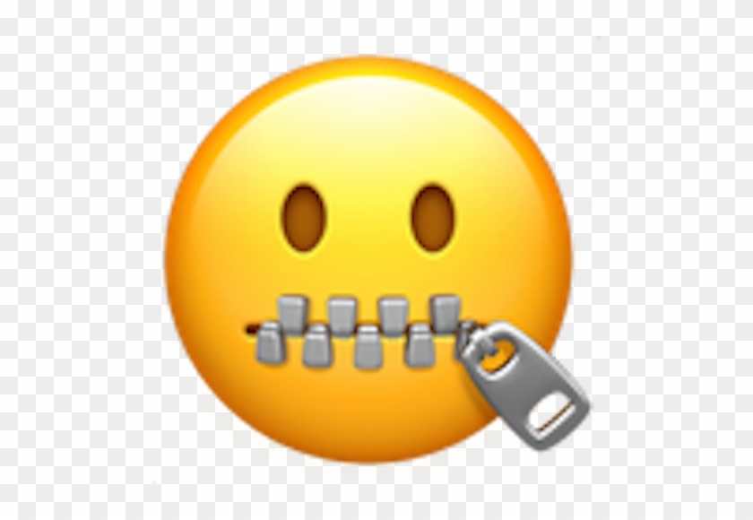 Mouth Zip Emoji Emoticon Emoji Smiley Mouth Emoji Zipper Face Png | My ...