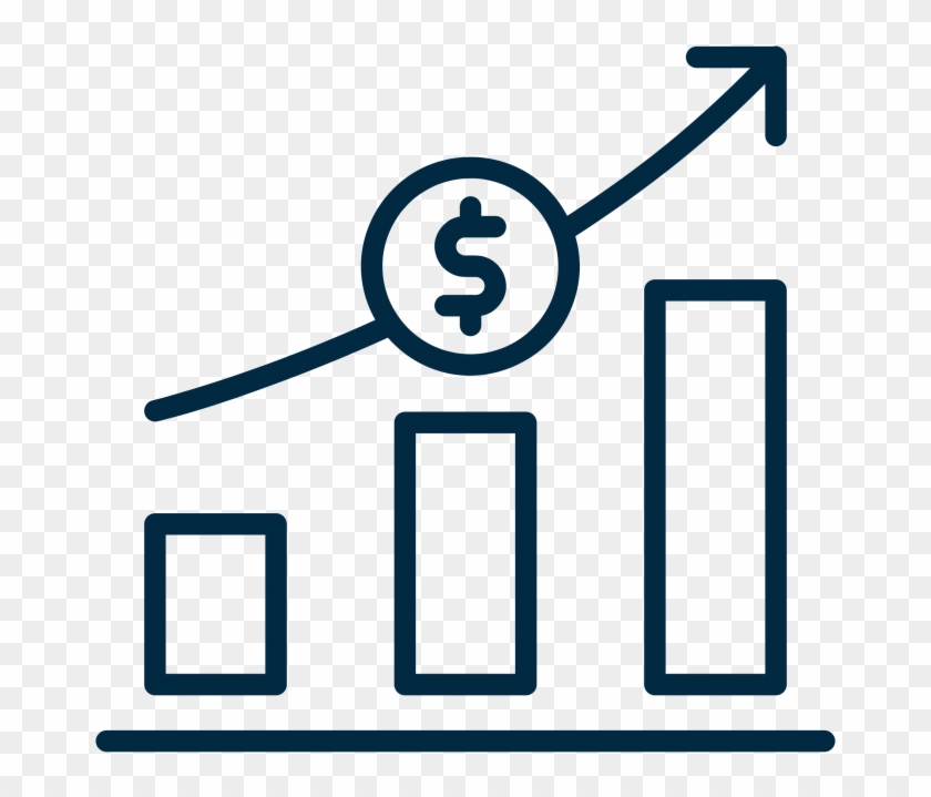 Abstract Illustration Of A Financial Growth Chart - Circle #1704253