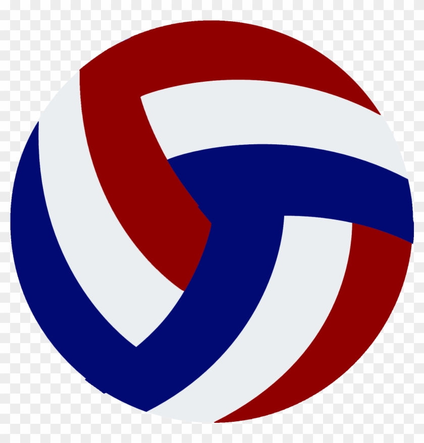 1600 X 1600 3 - Blue And Red Volleyball Clipart #1705295