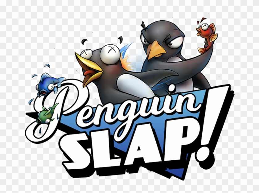 Penguin Slap Logo - Penguin Slap Cartoon #1705403