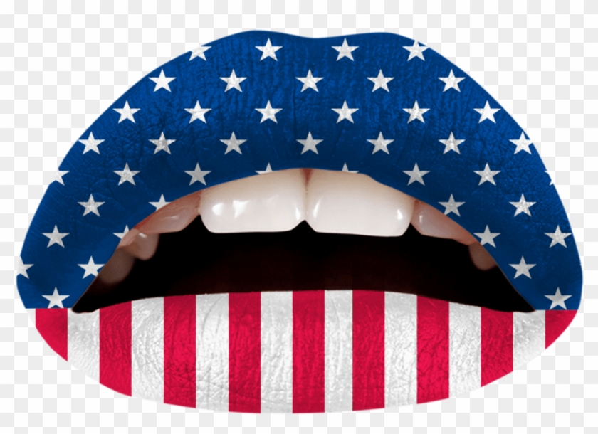 American Flag Lips - American Flag Lips #1705986