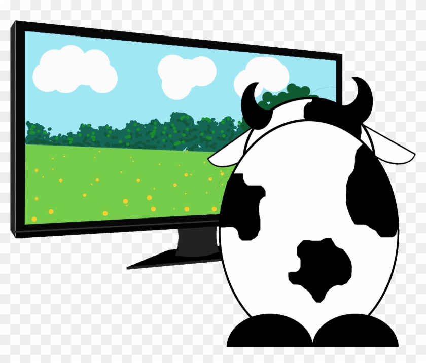 Tv-cow - Cartoon #260097