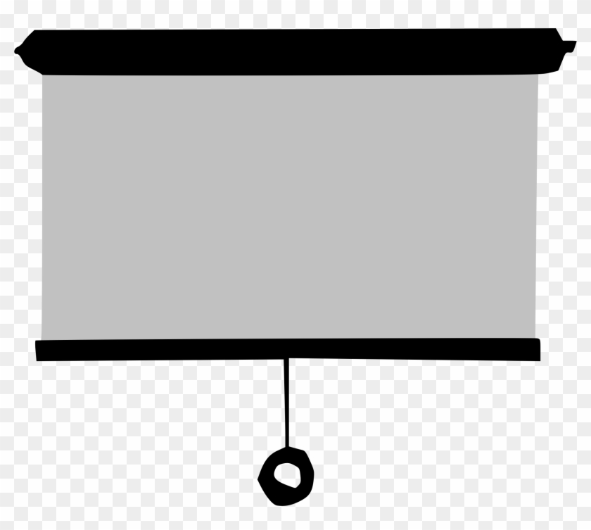 Screen Clipart Projector Screen - Projector Screen Vector Png #260153