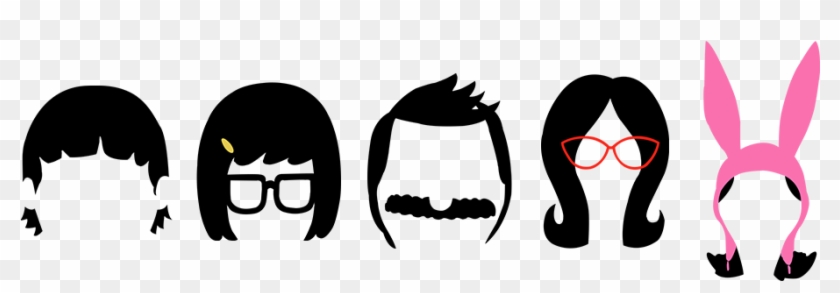 Bobs Burgers Family Heads By Cobrademon - Bob's Burgers Family Silhouette #260696