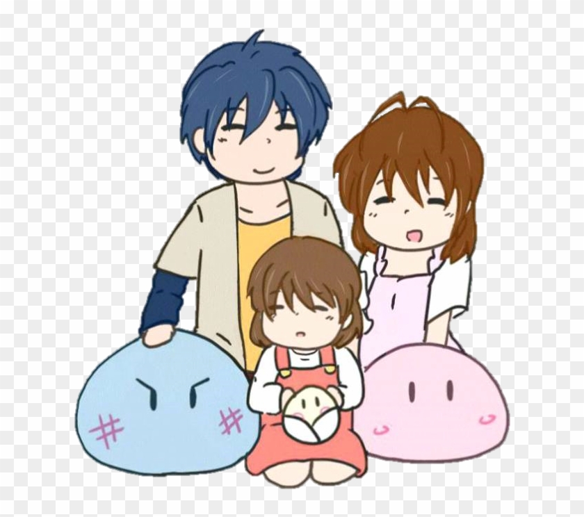 Clannad Family Chibi By Jpizzabunny - Clannad Chibi Png #260700