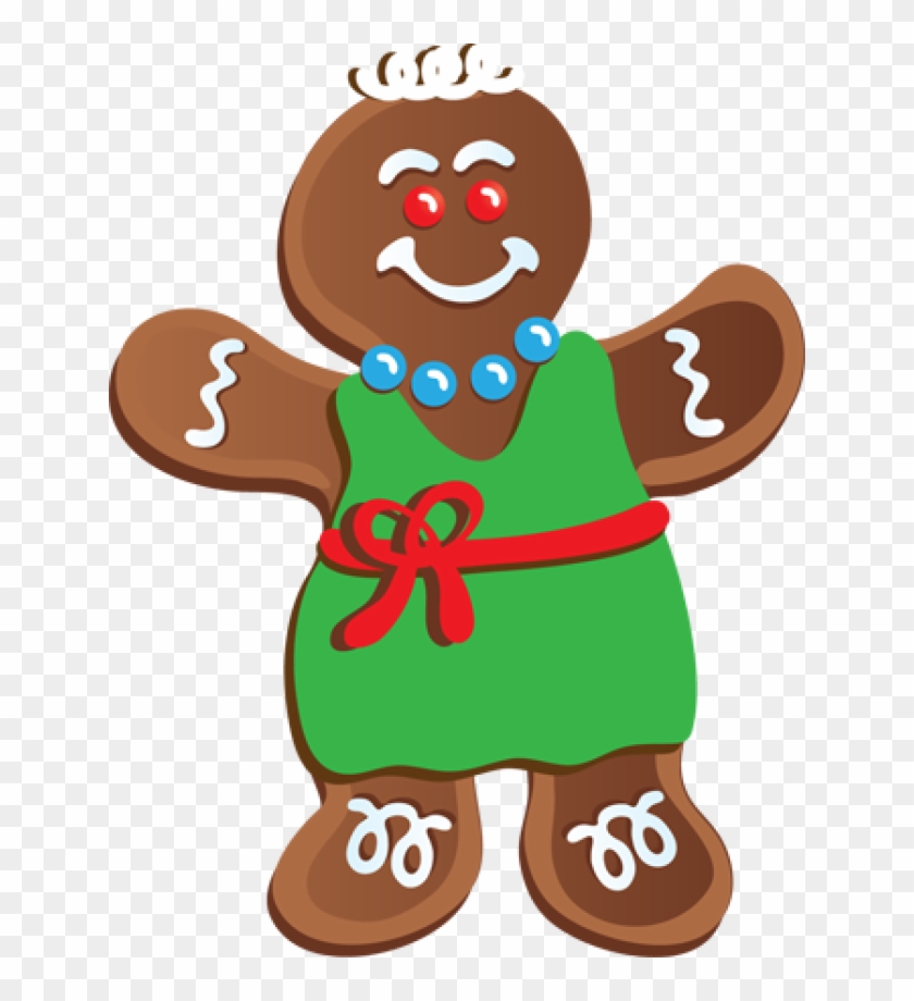 Clip Art Gingerbread Girl #261601