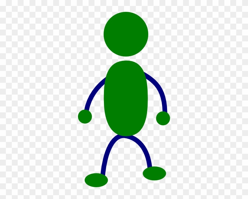 Standing Stick Man Clip Art - Stick Figure - Full Size Png Clipart 