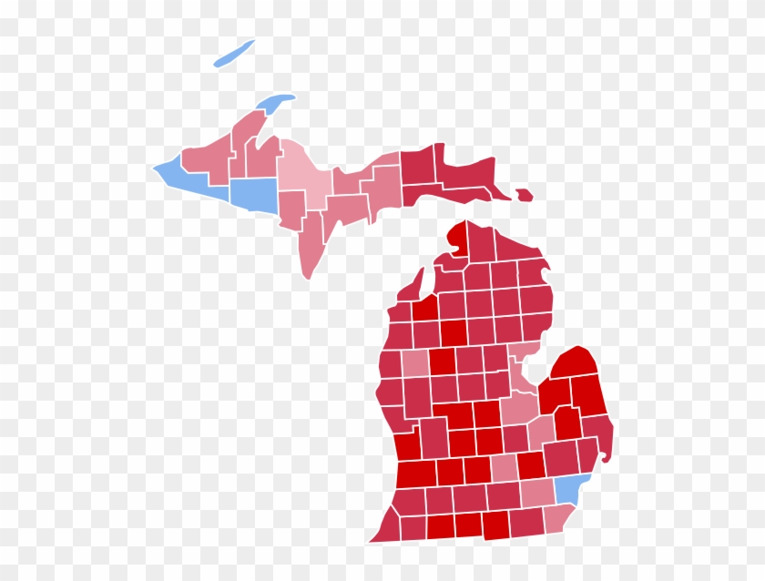 Michigan Presidential Election Results - Michigan 2016 Election Map ...