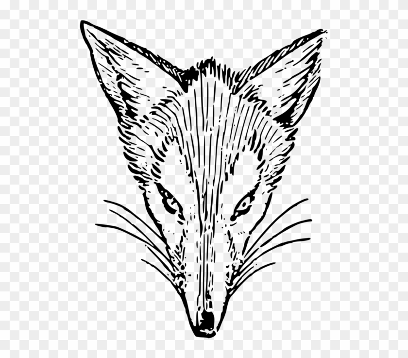 Drawing Fox Symbol Black And White Download - Drawing Fox Symbol Black And White Download #1708935