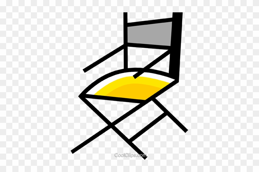 Folding Chair Royalty Free Vector Clip Art Illustration - Folding Chair Royalty Free Vector Clip Art Illustration #1710145