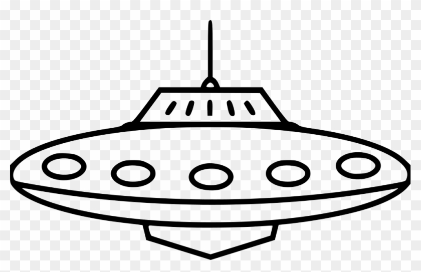 Flying Saucer Comments - Line Art #1710163