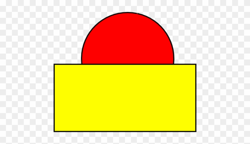 Select Both The Circle And The Rectangle - Circle #1710900