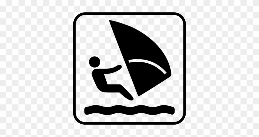 Windsurfing - Surfing Clip Art #1711051