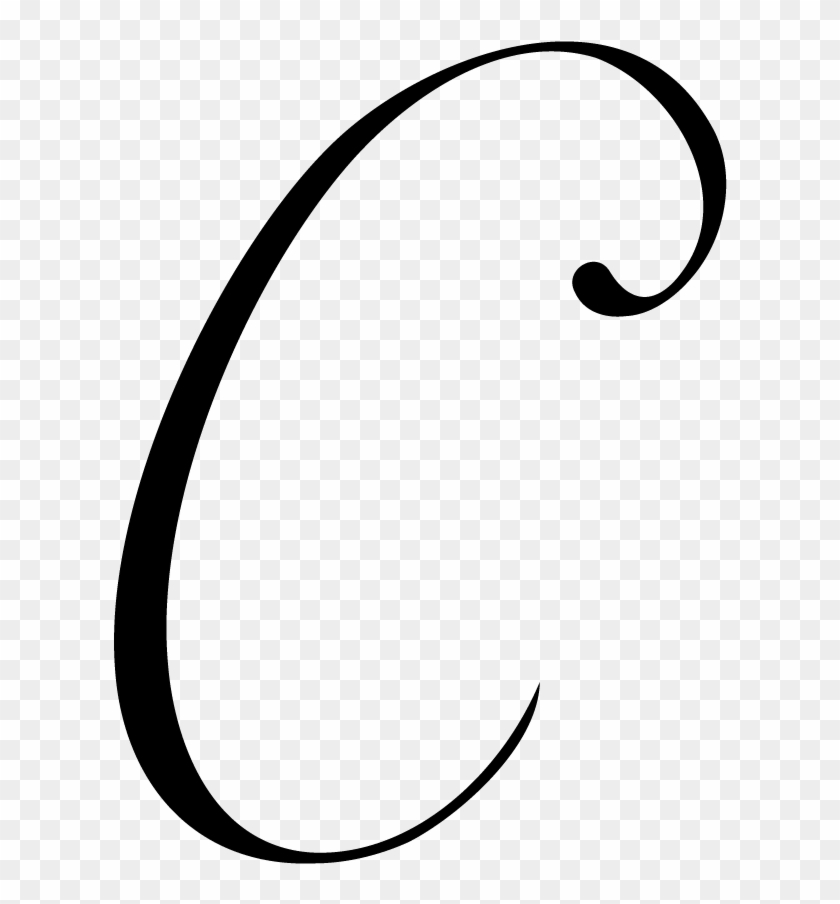 1000 X 1000 9 - Letter C Cursive Png #1712152