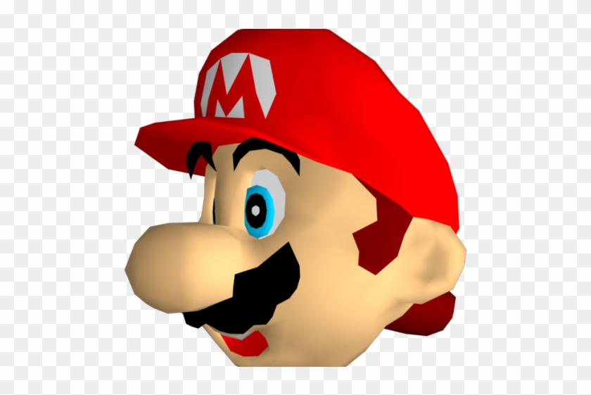 Mario Bros Clipart Mario Head - Transparent Mario 64 - Full Size PNG ...