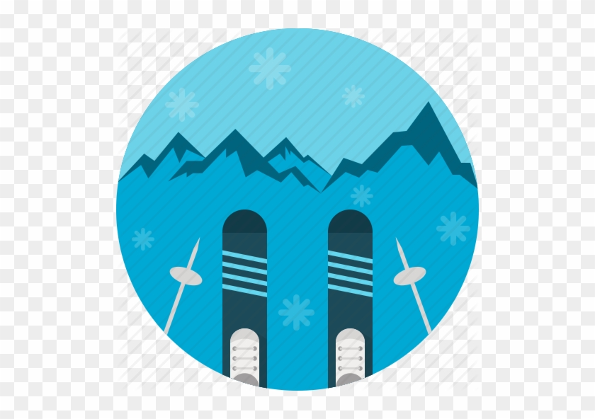 Sky Clipart Snow Sport - Circle #1714218