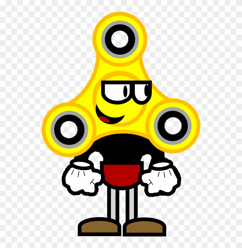 Svg Royalty Free Library Fidget At Getdrawings Com - Cuphead Fidget Spinner #1714297