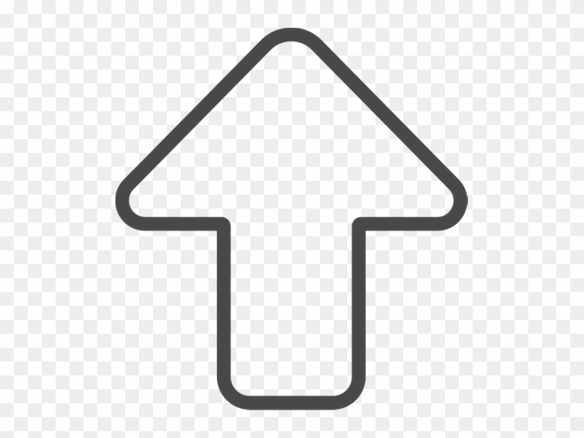 Upload Arrow Line Icon - Upload Arrow Line Icon #1715765