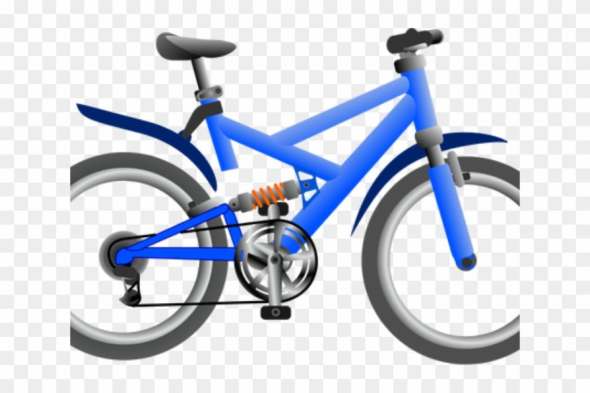 Pushbike Clipart Blue - Bike Clipart #1716322