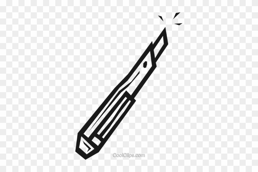 Utility Knife Royalty Free Vector Clip Art Illustration - Utility Knife Royalty Free Vector Clip Art Illustration #1716602