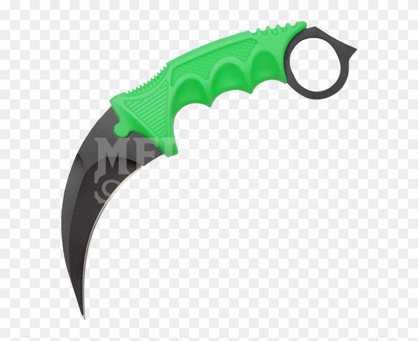 Knife Clipart Assassination - Green Karambit #1716629