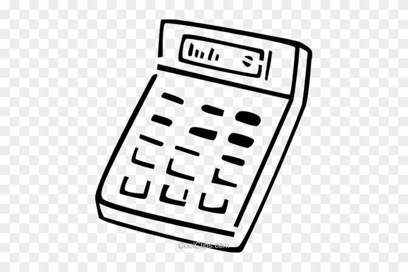 Calculators Royalty Free Vector Clip Art Illustration - Calculators Royalty Free Vector Clip Art Illustration #1716818