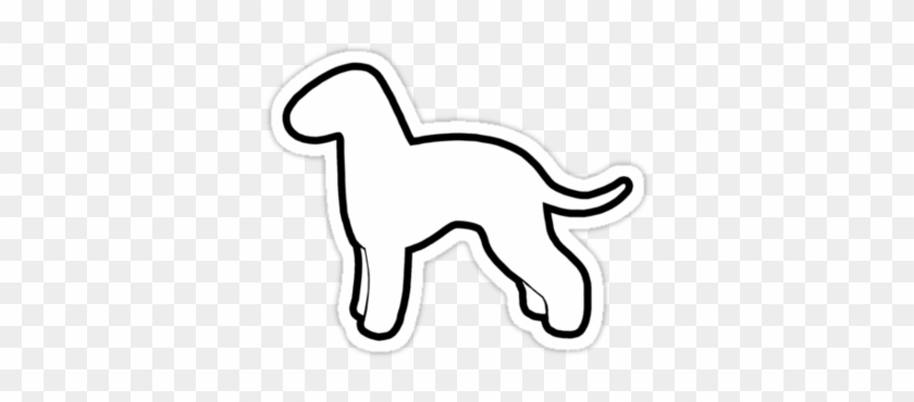 Bedlington Terrier Silhouette Waterproof Die-cut Sticker - French Spaniel #1717849