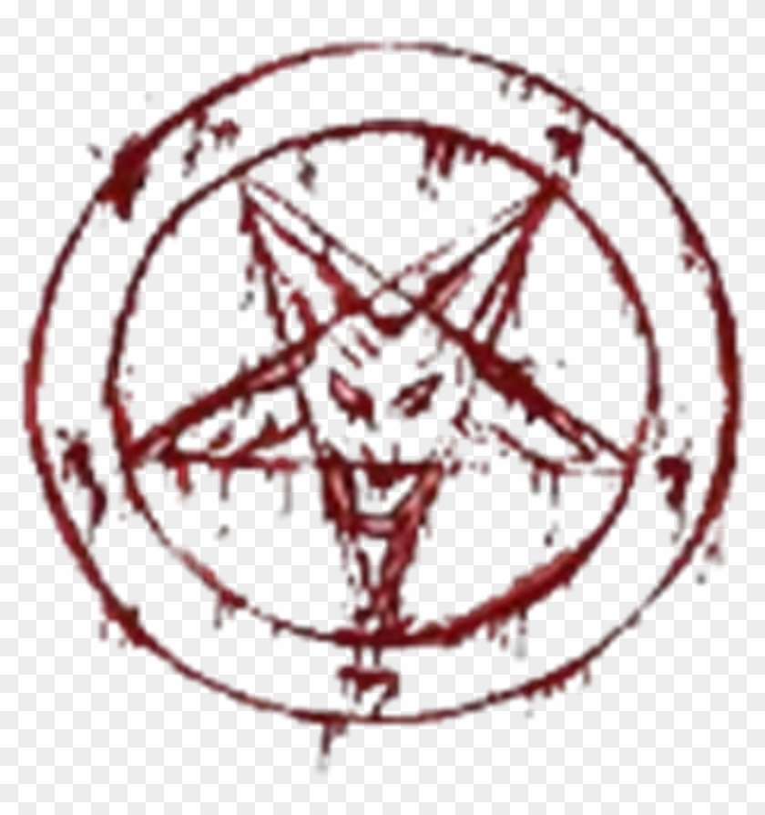 Red Devil Satan Pentagram 666 Blood Bloody Lucifer Satanic Pentagram Free Transparent Png Clipart Images Download - roblox dance with the devil