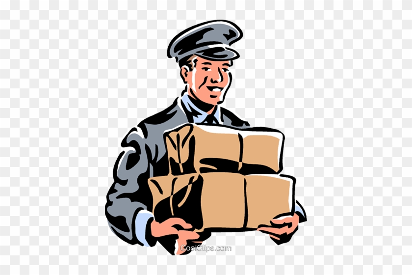 Delivery Clipart Male Person - Delivery Man Free Clip Art #1719738