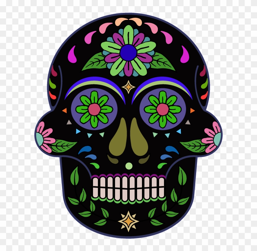 Day Of The Dead 800 X 800 Png Transparent - Skull #1721315