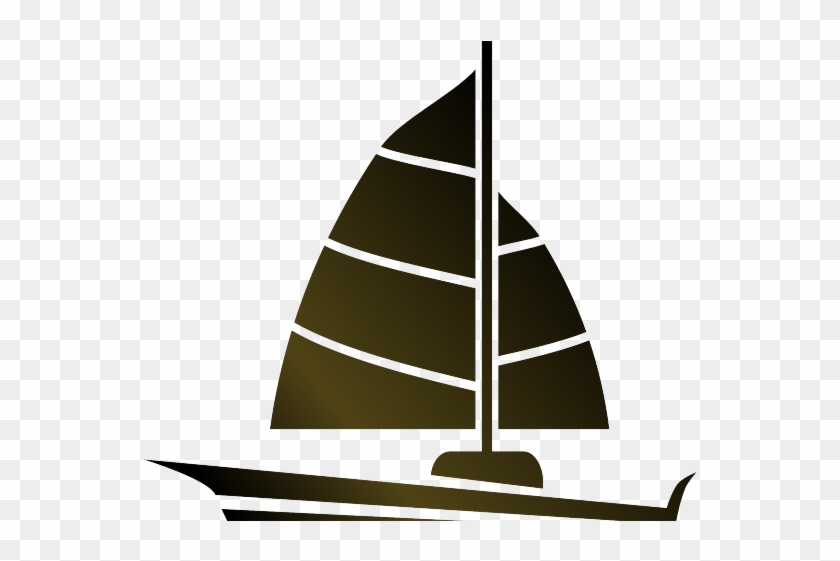 Row Boat Clipart Simple Boat - Sailboat Png #1723061