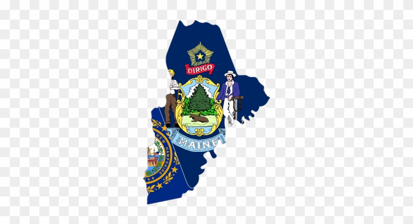 Contact Or Visit Our Offices In Salem And Belfast Today - Maine State Flag #1724438