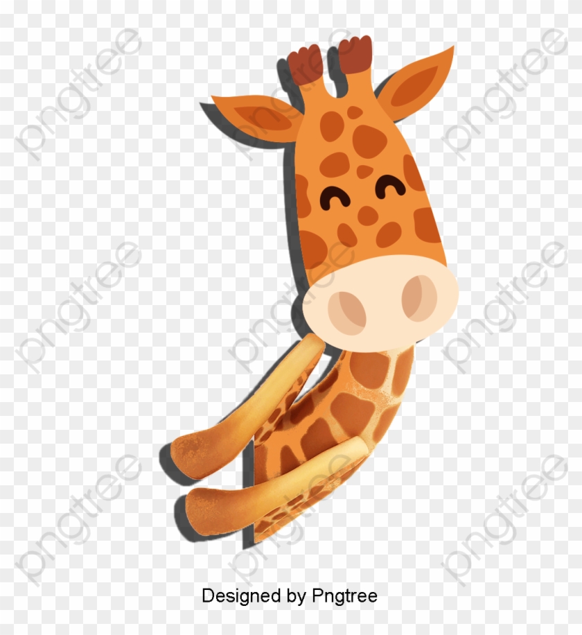 Funny Giraffe Png Clipart - Stickers Engraçados Png #1724989