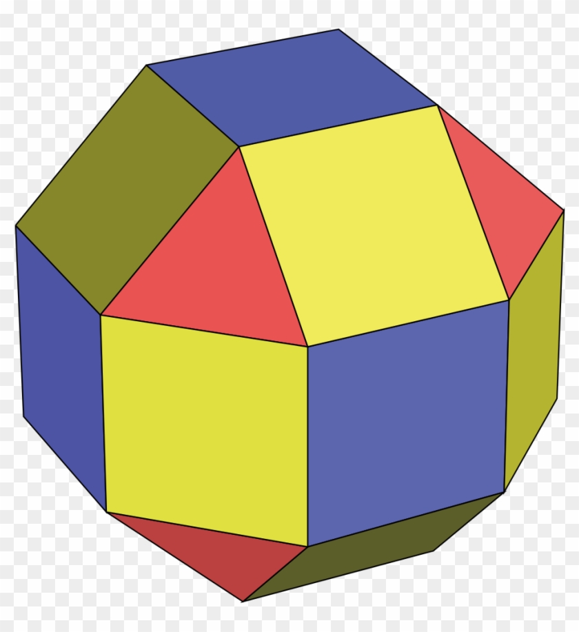 Rhombicuboctahedron By Cutting Rhombic Dodecahedron - Rhombicuboctahedron By Cutting Rhombic Dodecahedron #1725148