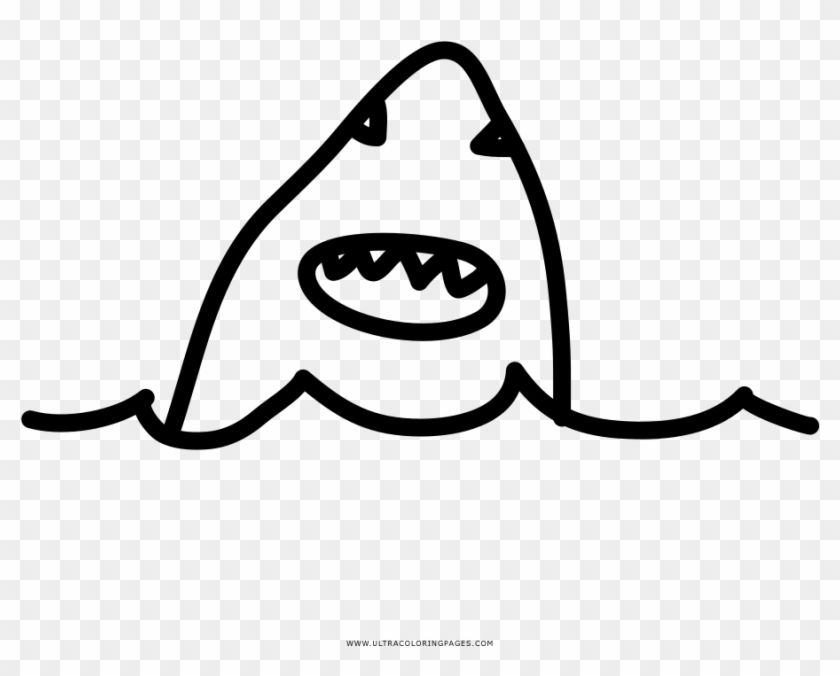 Shark Attack Coloring Page - Shark Attack Coloring Page #1726341