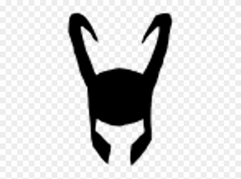 Loki Sticker - Thor Helmet Silhouette #1728274
