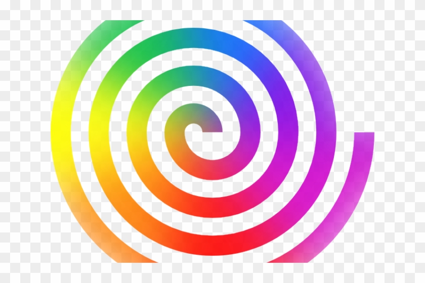 Spiral Clipart Rainbow - Circle #1728831