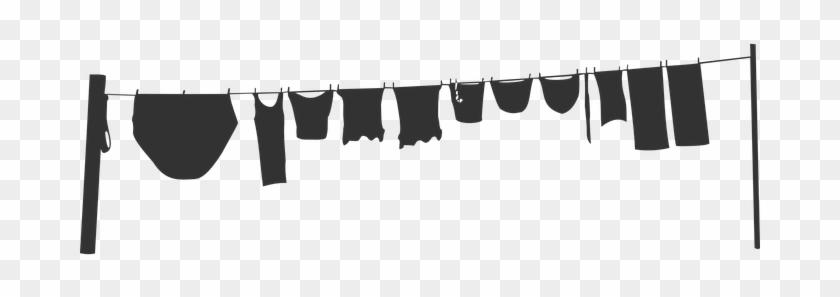 Clothesline, Washing Line, Laundry - Clothes Line Clip Art #1729818