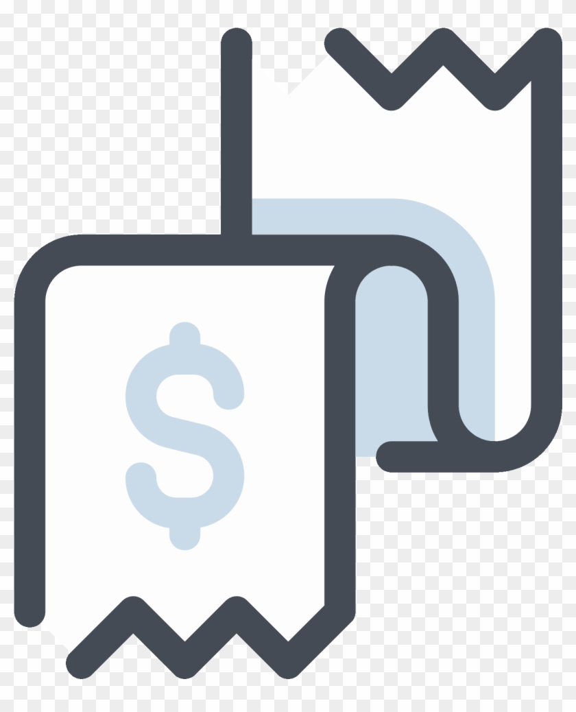 Receipt Dollar Icon - Receipt Png #1731783