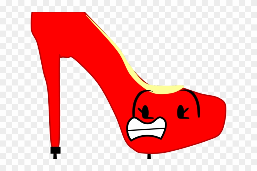 Heels Clipart Red Object - Basic Pump #1732092