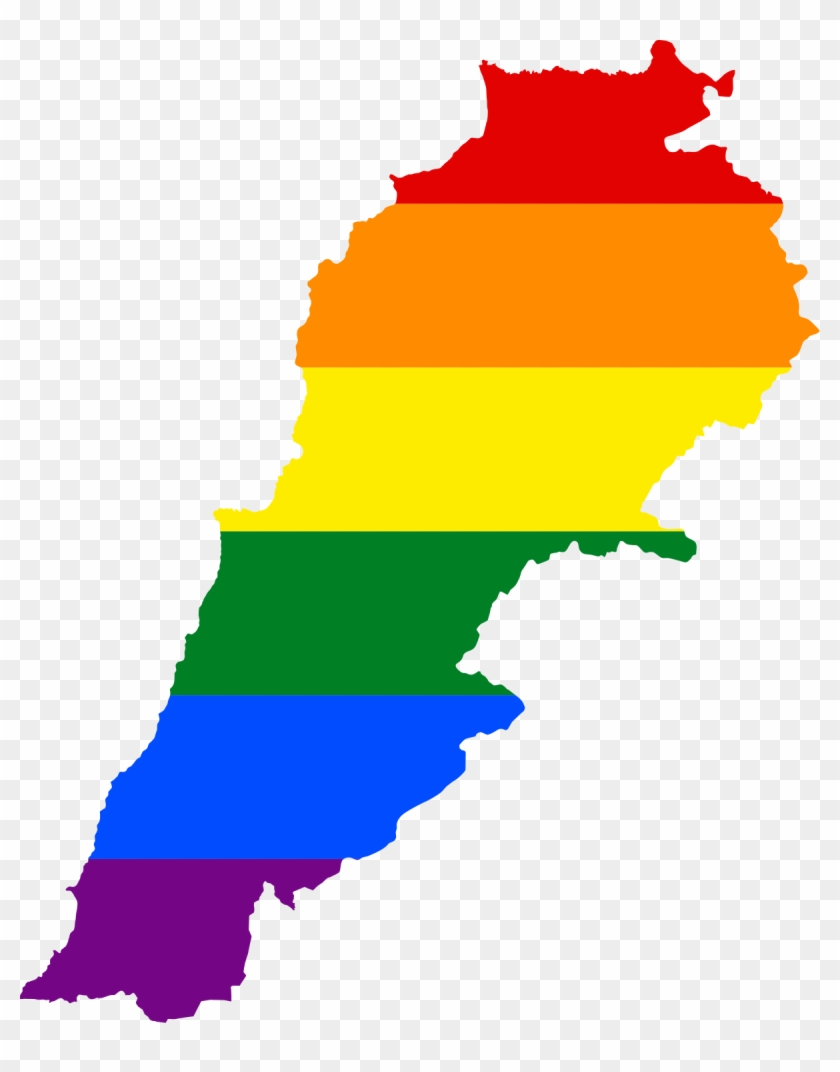 Lgbt News Clip Art - Lebanon Map Vector #1732291