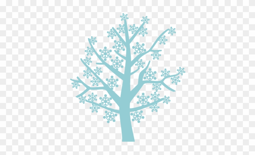 Snowflake Tree Free Svg Scrapbook Cut File Cute Clipart - Free Cut File Tree Svg #264363