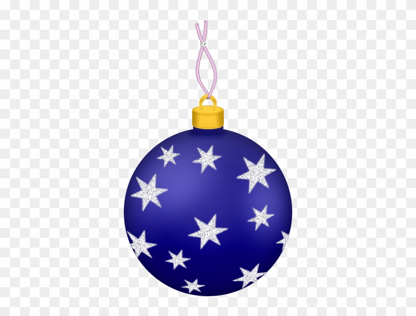 Transparent Blue Christmas Ball With Stars Ornament - Christmas Ball Ornaments Transparent #264478