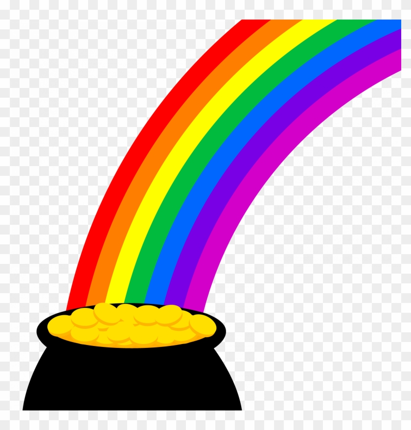 Rainbow Clipart Gold - Clip Art #264528