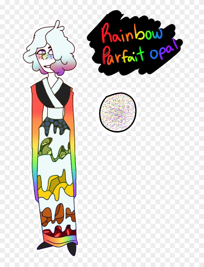 Open Rainbow Parfait Opal By Hyponotica - Cartoon #1732560