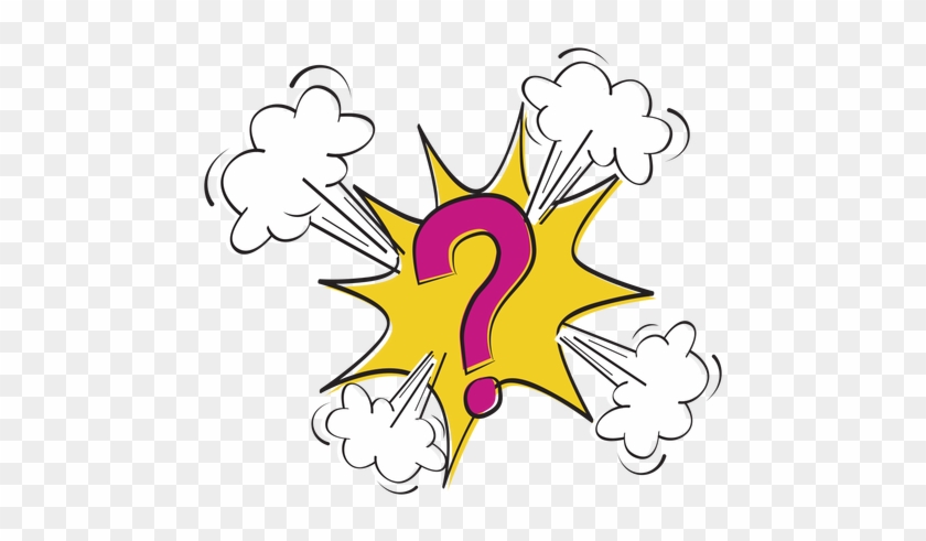 Question Mark Cartoon Png Transparent Background - Question Mark Comic Png #1732990