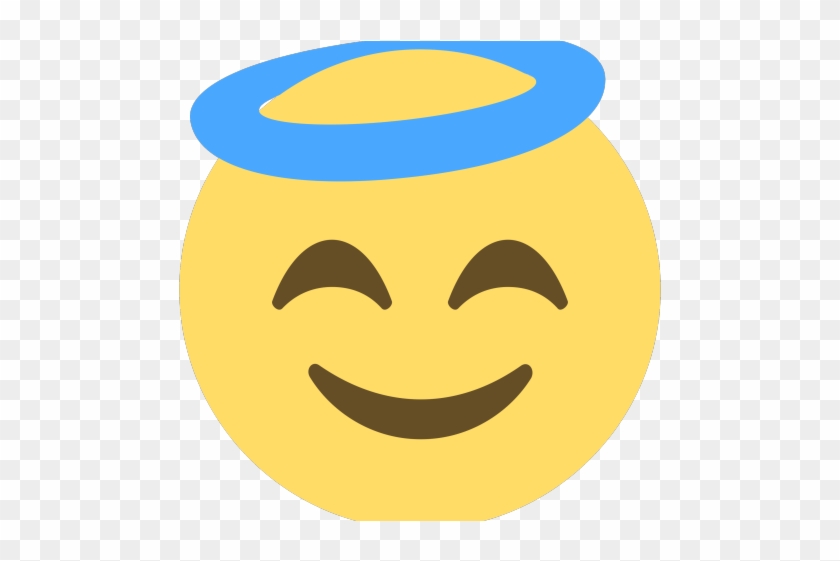 Smiley Clipart Angel - Angel Emoji No Background #1733470